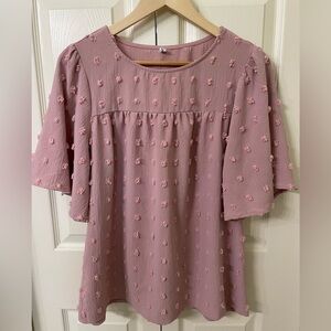 Women’s Boho flowy Sleeve blouse(L)